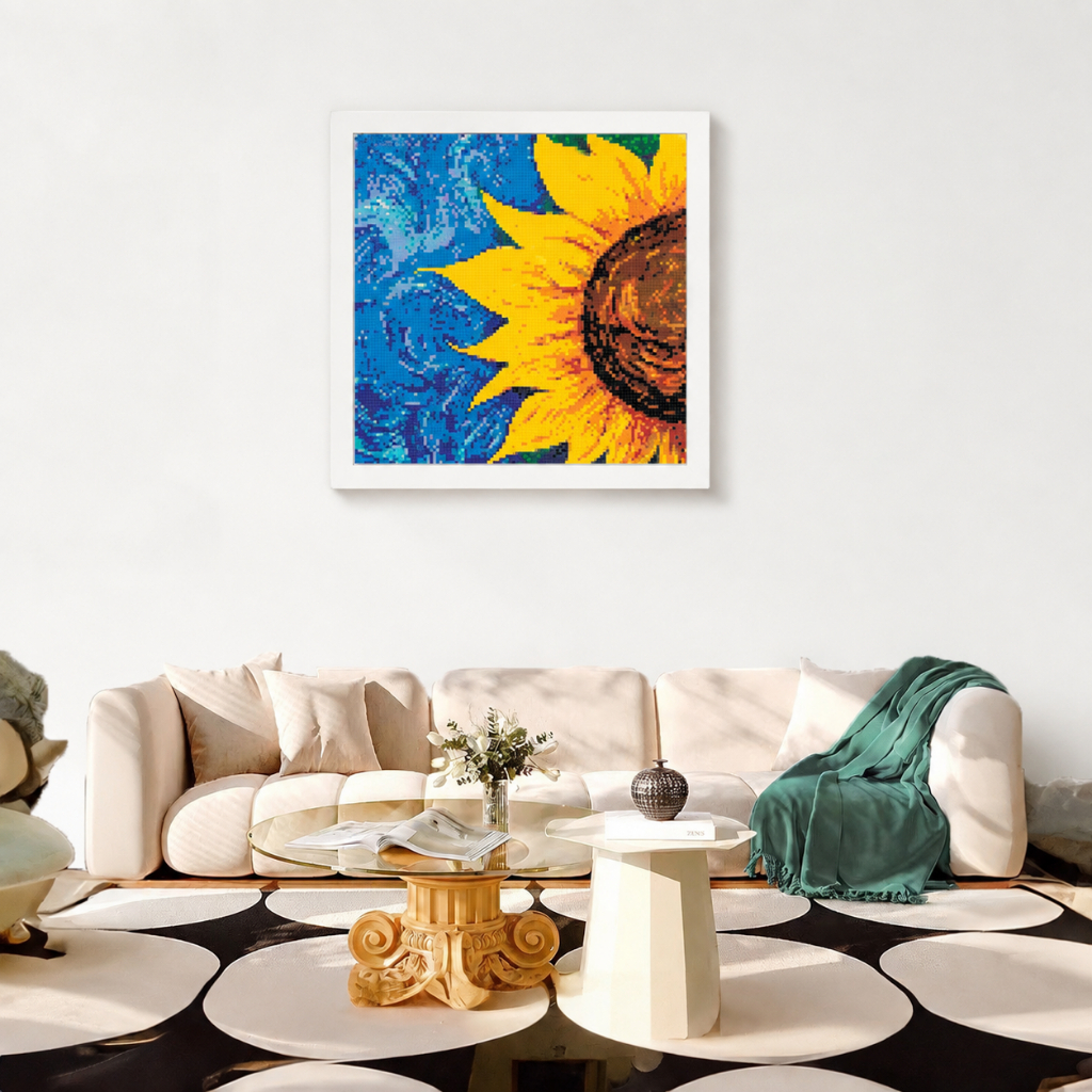 Kit de Pintura com Diamantes DIY 27x27cm - Várias Cores Disponíveis Perfeito para Decoração de Casa e Presentes