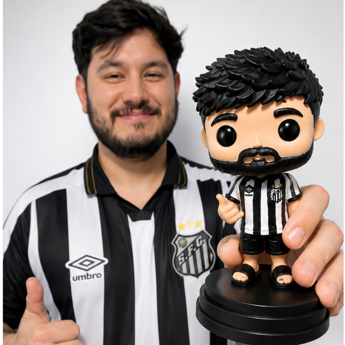 Boneco Personalizado Artesanal | Réplica Exclusiva da Sua Foto Sozinho ou Casal