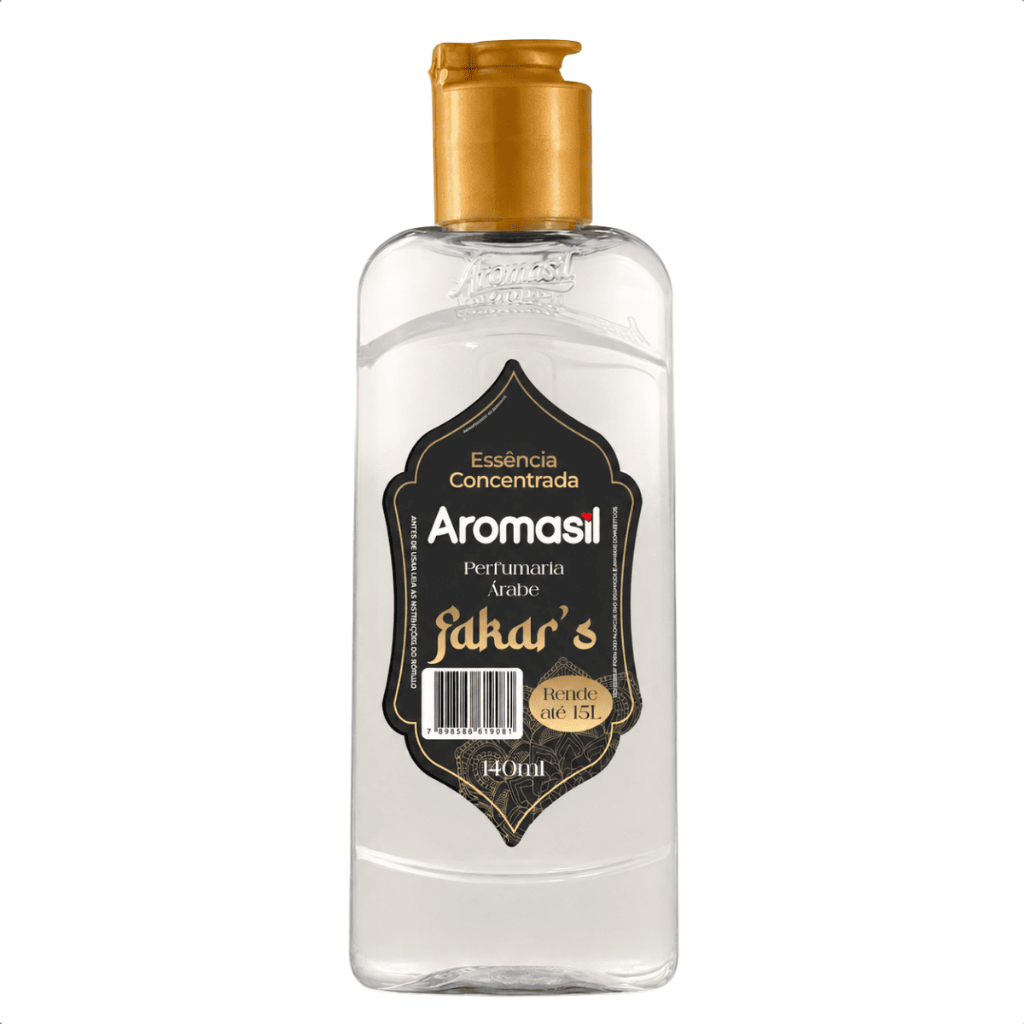 Essência Concentrada Aromasil Fakar's 140ml Perfumaria Árabe para Difusor e Aromatizador