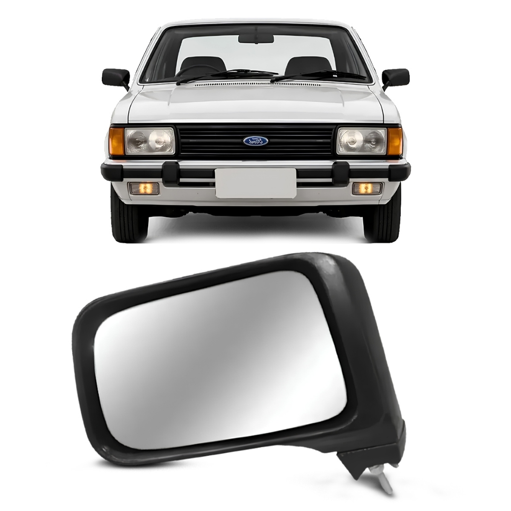 Retrovisor Externo Lateral Del Rey Belina Corcel 1978 a 1988 Fixo Sem Controle