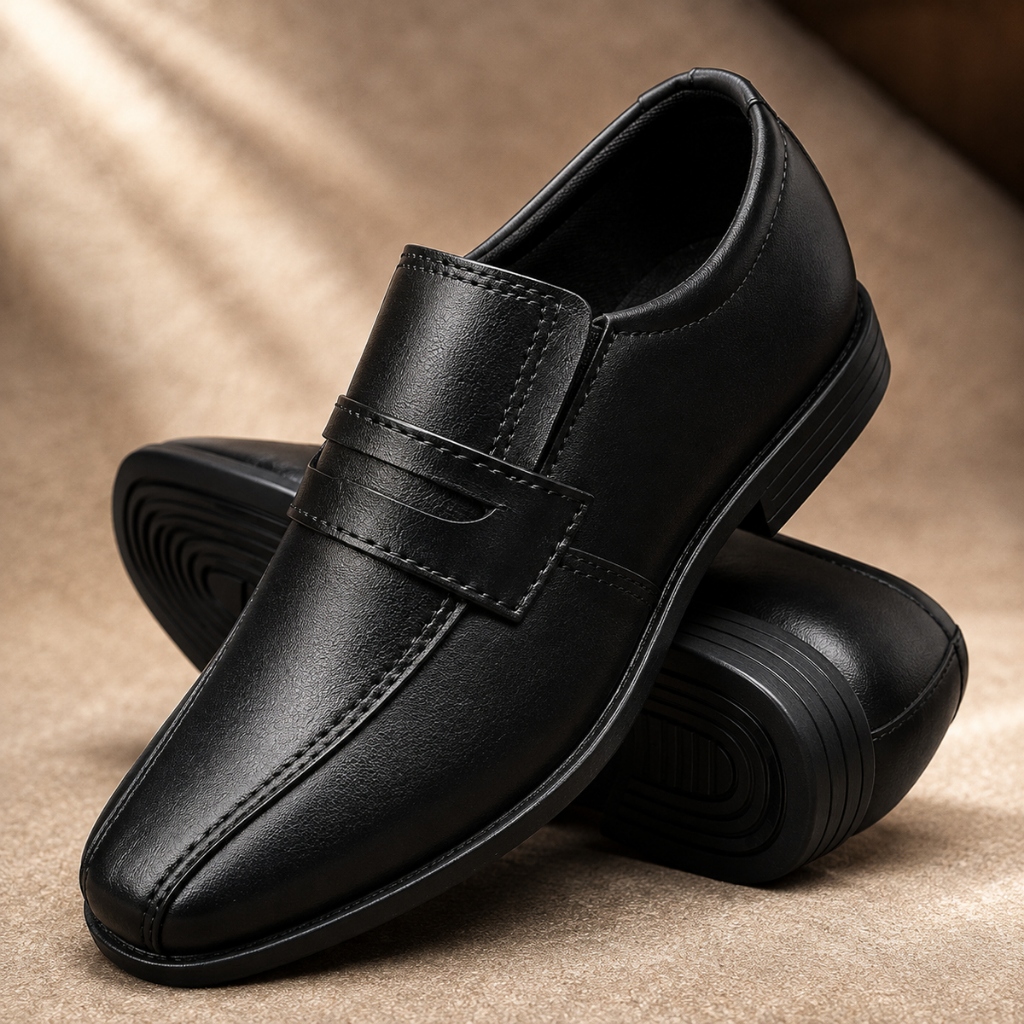 Sapato Social Infantil Masculino Menino Preto Elegante Confortável Clássico para Festa Casamento Formatura Pajem