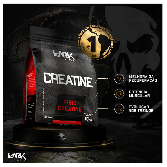 Creatina Monohidratada Pura Refil 1kg Dark Lab — foto 2