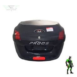 Baú para moto Awa Proos 41 Litros Original com Base Para Fixação ENGATE RÁPIDO REMOVÍVEL