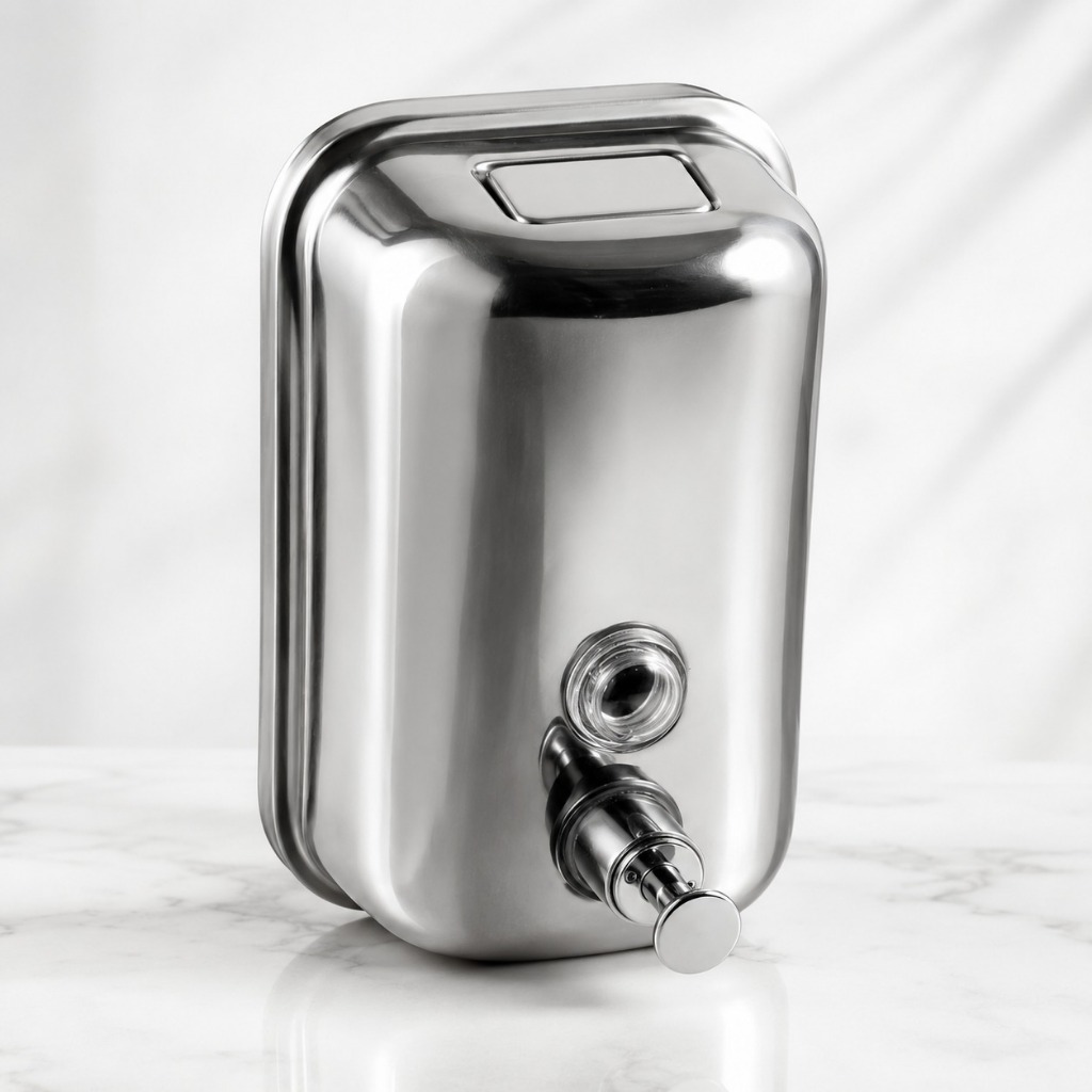 Dispenser Saboneteira Álcool Gel Sabão Líquido Inox 500ml