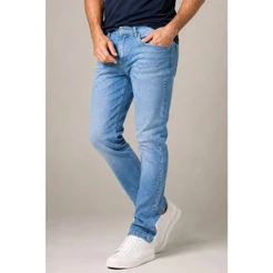 Calça Jeans Slim Masculina Premium Polo Wear Jeans Claro