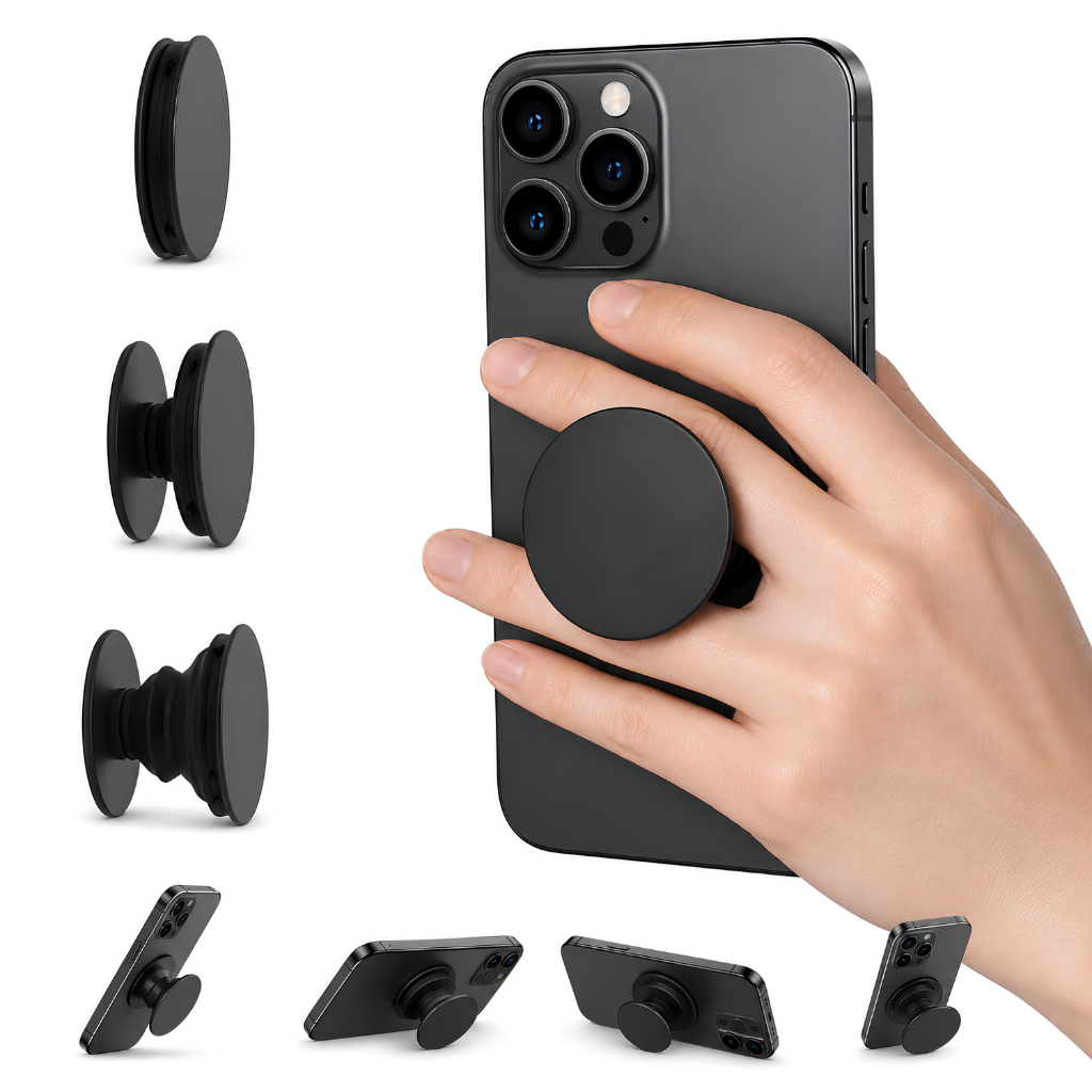 Kit Pop Clip Premium Suporte Retrátil de Dedo p/Celular Anti Queda Selfie [Envio HOJE]