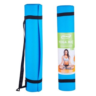 Tapete Para Yoga em EVA, Azul, Evamax, 170x60cm Evamax