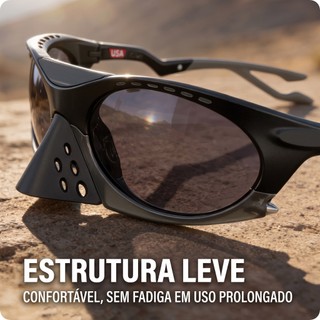 Óculos de Sol Conceito Bico de Pato UV400 Unissex com Narigueira RemovívelÓculos de Sol Conceito Bico de Pato UV400 Unis