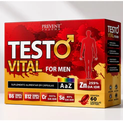 TESTO VITAL – Vigor, Imunidade e Desempenho 60 Caps