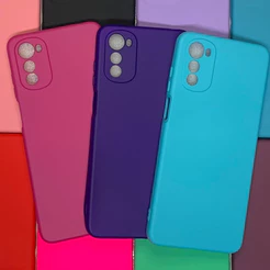 Capa Para Motorola Moto E32 / Capa + Pelicula 3D ou Só 1 Capinha Aveludada Case