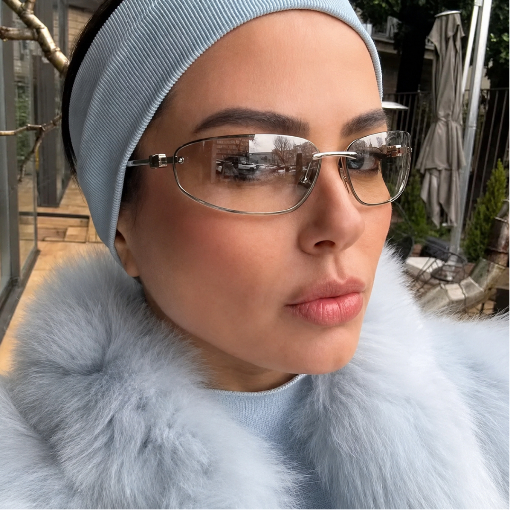 Óculos de Sol Oval Feminino Premium Vintage Futurista Blogueira Virginia Tendência Clássico