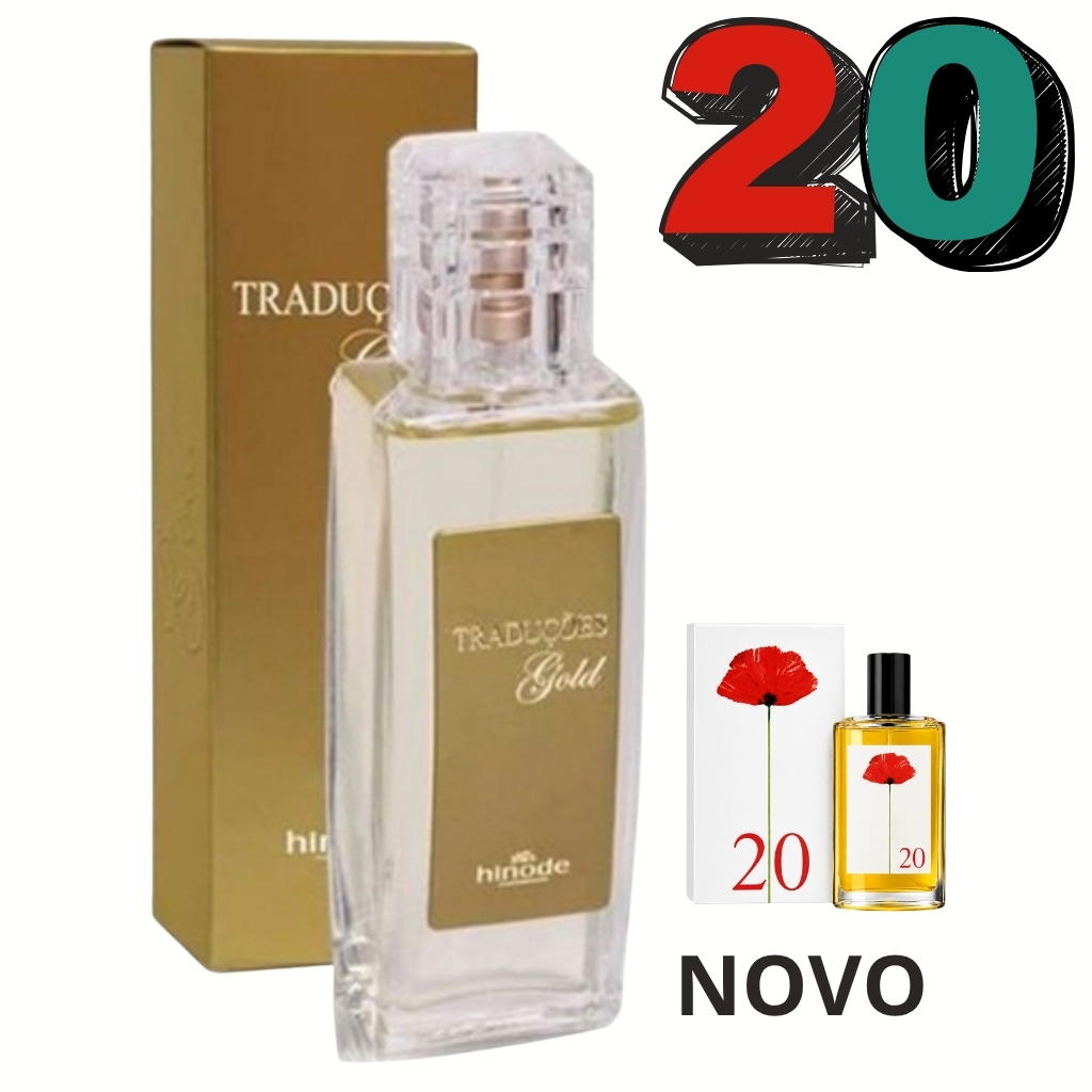 Perfume Feminino Gold Nº20 Reeferencia Traduções Hinode 50ml