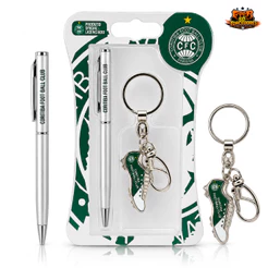KIT CORITIBA OFICIAL CANETA E CHAVEIRO CHUTEIRA