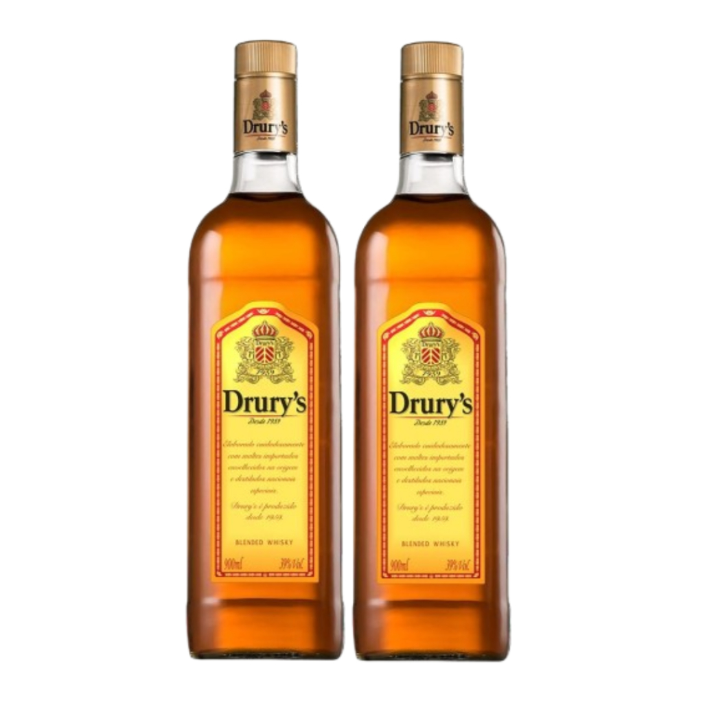 WHISKY DRURYS 900ML KIT 2 UNIDADES