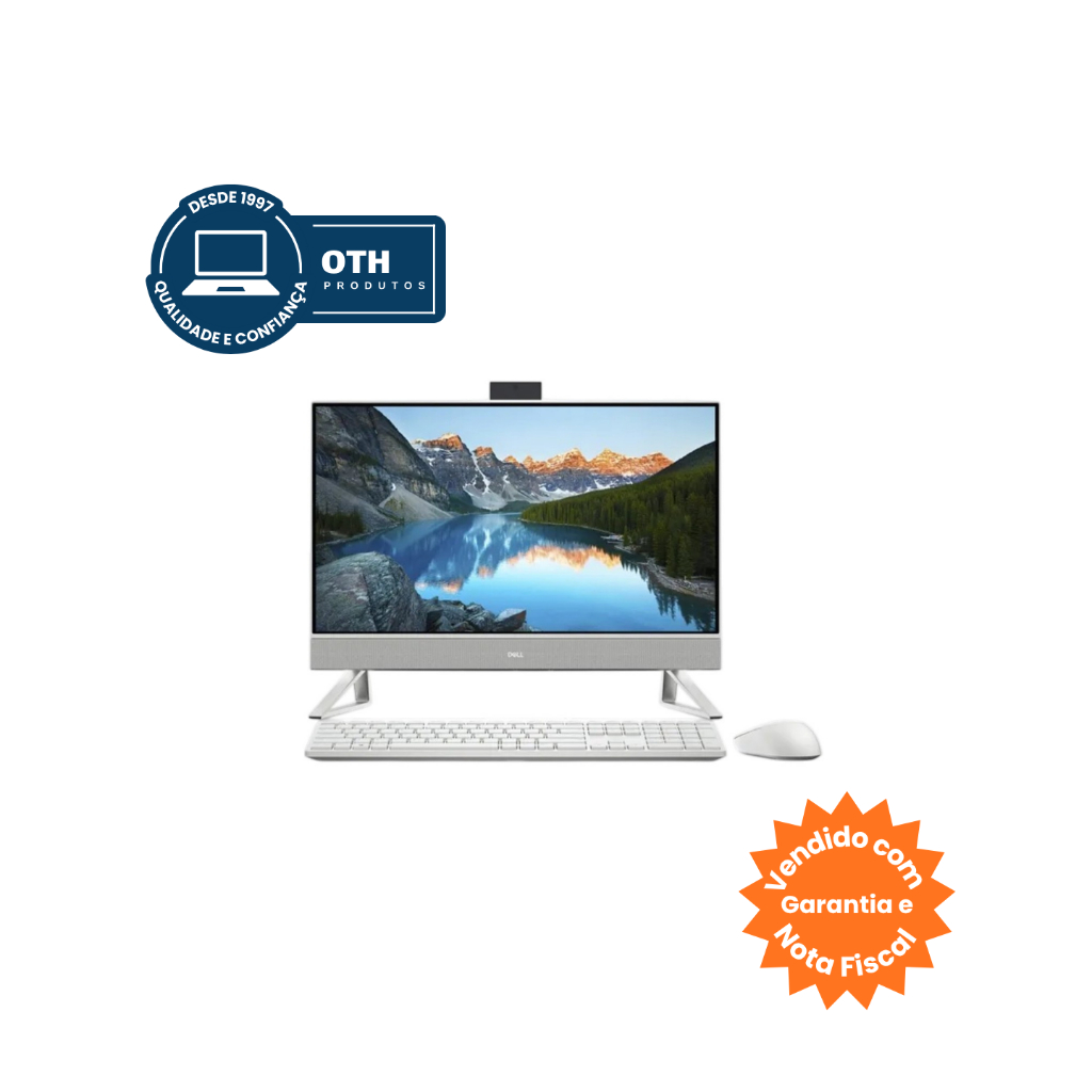 All In One Dell Inspiron 5400 Tela 24" Intel Core i7 11° Geração 16GB SSD-512GB 
