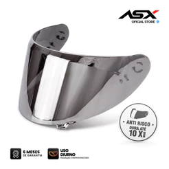 VISEIRA ASX P-V18B ESPELHADA PRATA SILVER