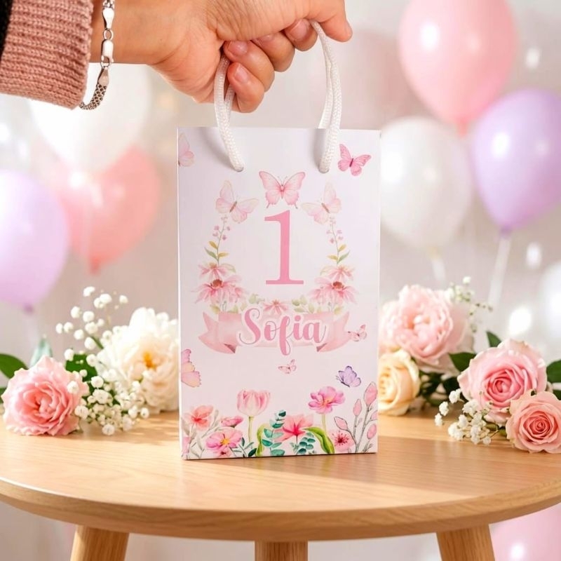 Sacolinha Surpresa Personalizada Jardim Encantado Lembrancinha Aniversário Festa Infantil