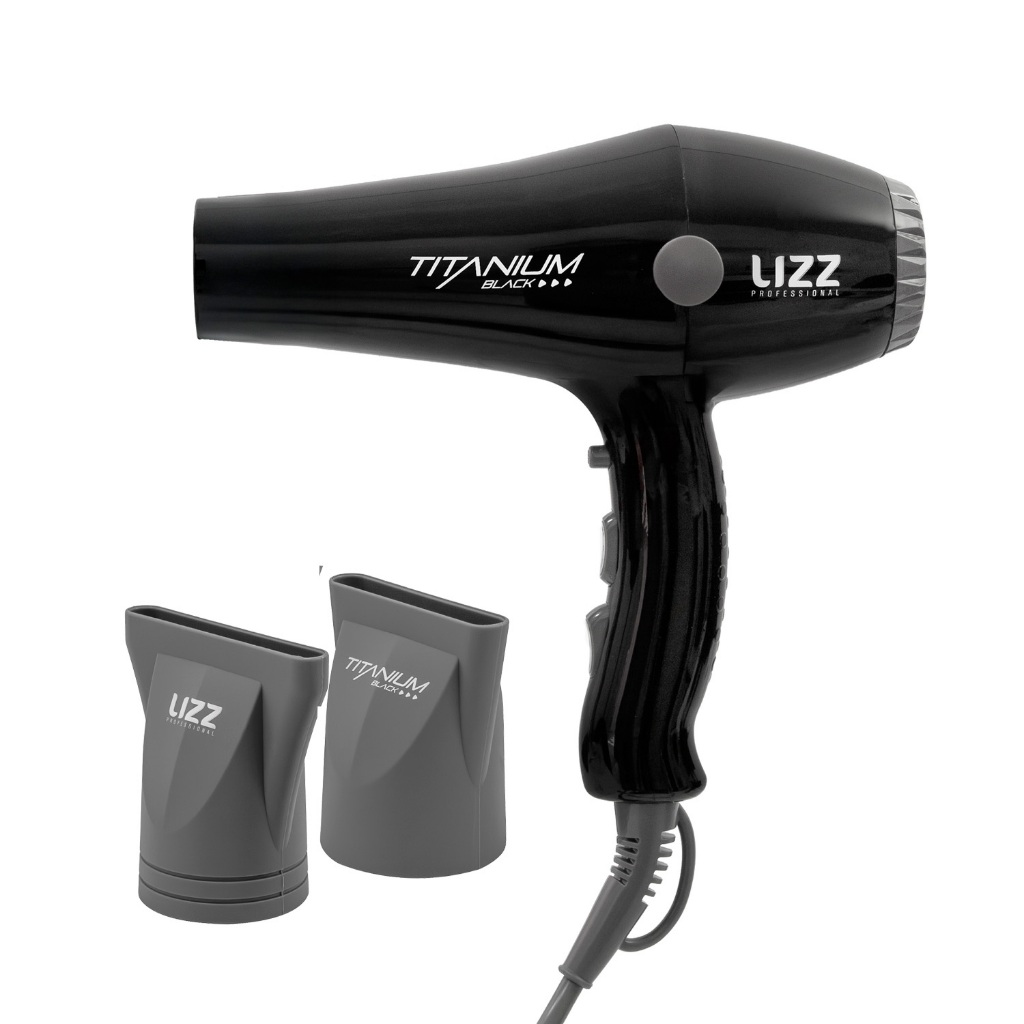 Secador Profissional Titanium Black (2150W / 2400W) – Lizz Pro