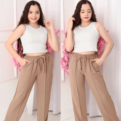 Calça Pantalona LANZINHA JUVENIL femenina