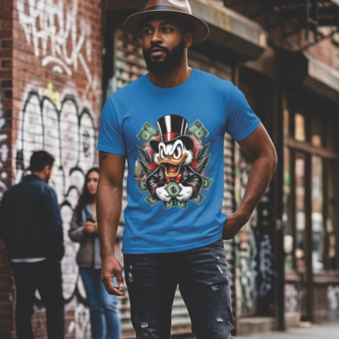 Camiseta Camisa Blusa Unissex Tio Patinhas Lançamento Premium Ostentação - Estampa Exclusiva Streetwear