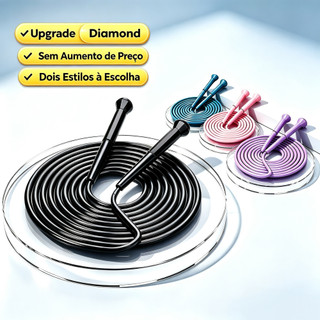 Corda de Pular Profissional Ajustável de PVC 280cm - Ideal para competições e treinos diá…