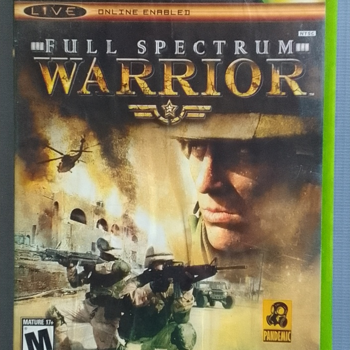 Jogo Xbox Clássico Full Spectrum Warrior Leia o Anúncio