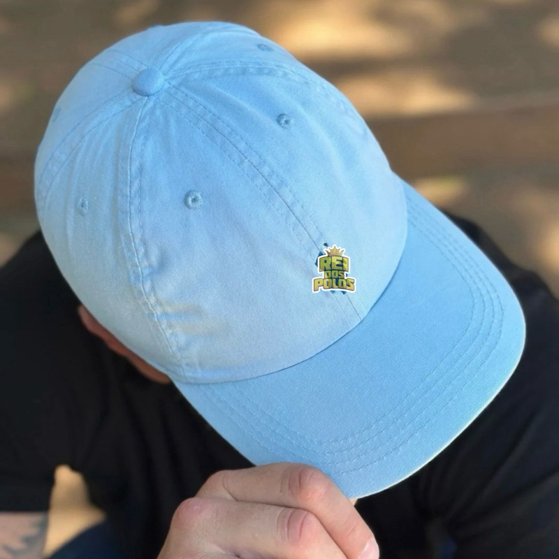 Boné Baseibol Raso Aba Curva Pespontada Fecho Strapback Ajustável Strapback Cores Variadas Po.