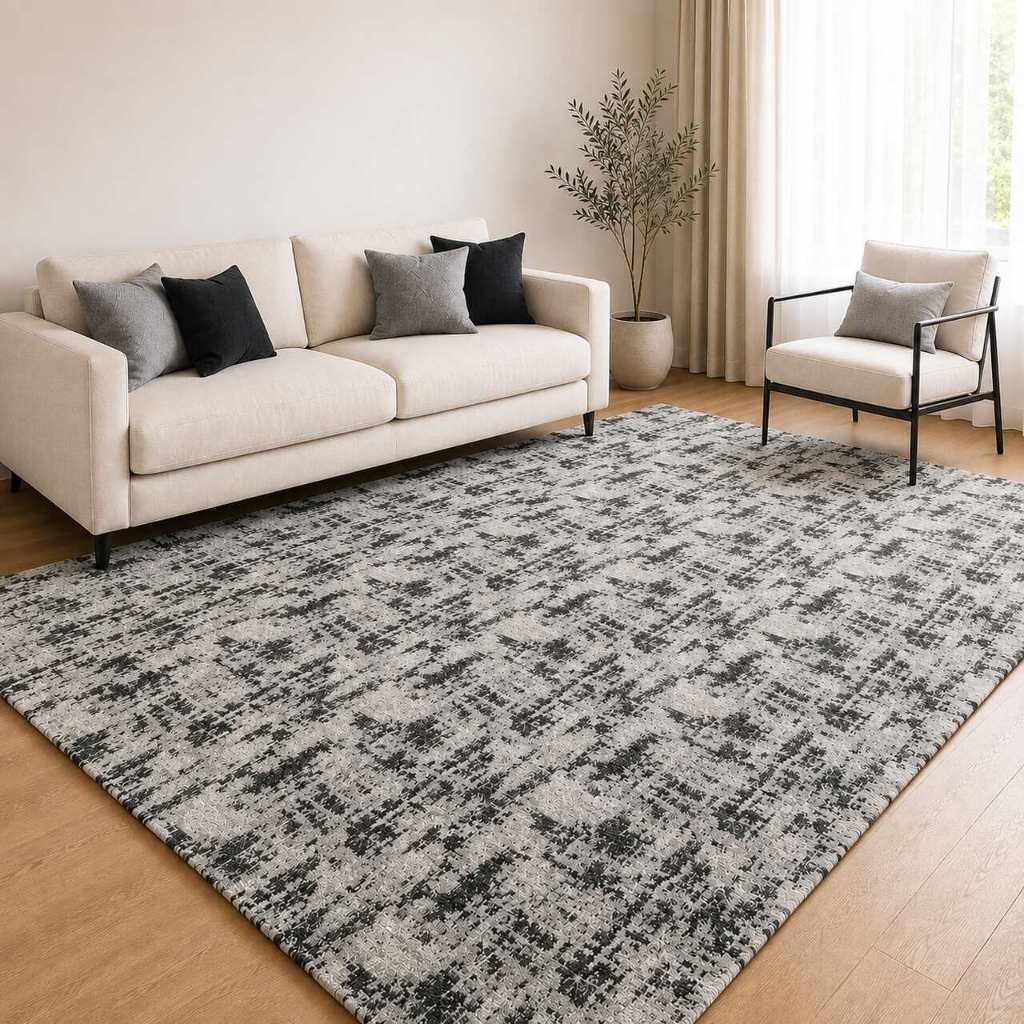 Tapete Para Sala Geométrico Grande JACQUARD Moderno Antiderrapante - Várias Estampas