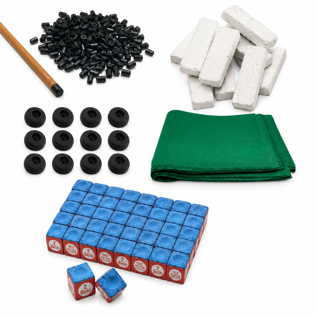 Pano Tecido Para Mesa De Sinuca 2,25 M X 2,00 M + Kit Reparo- Cores