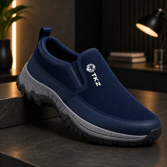 Tênis Moscassim Masculino TKZ Adventure Casual Calce Facil Sapato Confortavel Esporte Social Corrida Lançamento Promoção