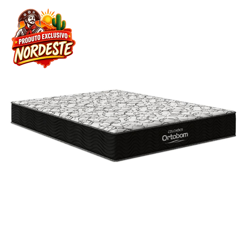 Colchão de Espuma D45 One Face Ortobom Airtech 150 Casal 138cm