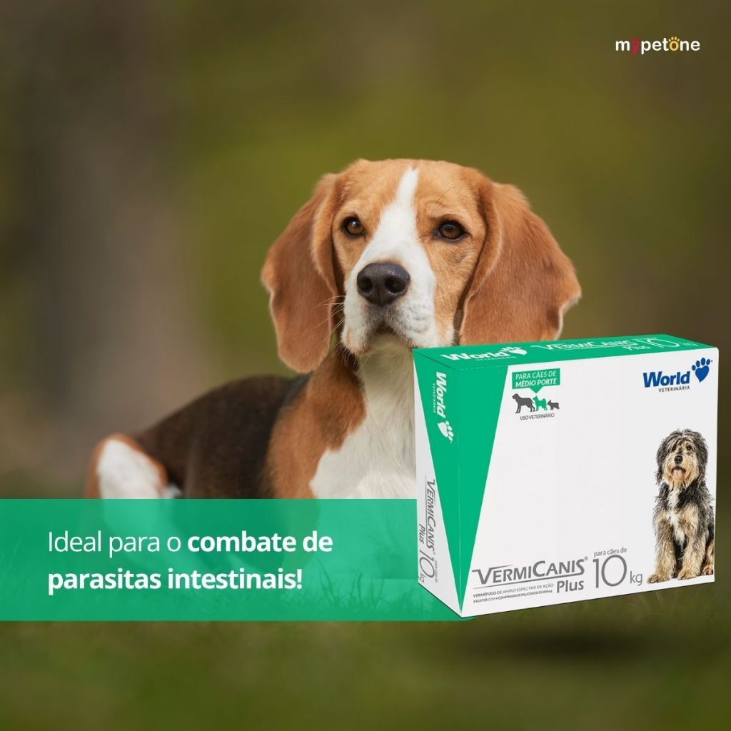 Vermicanis Plus Vermífugo World para Cães de 10Kg - 4 Comprimidos · foto 2