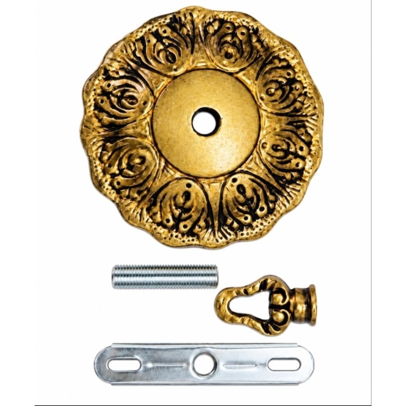 Canopla Para Lustres Base Suporte Completo