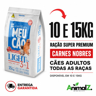 Racao Para Caes Obeso Super Premium Cachorro Light Meu Cao Sabor Carnes Nobres 10kg