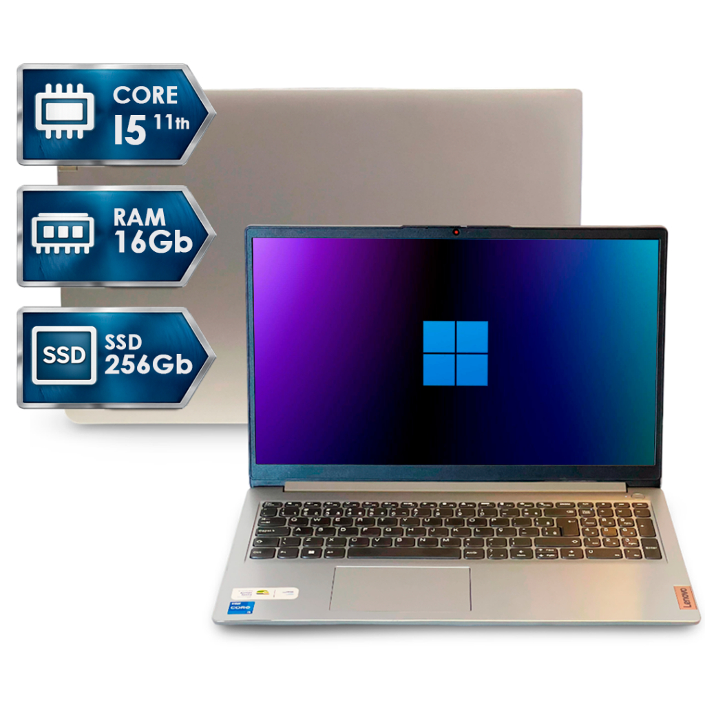 Notebook Lenovo IdeaPad i5 11ª Geração 16GB RAM SSD 256GB | Recondicionado