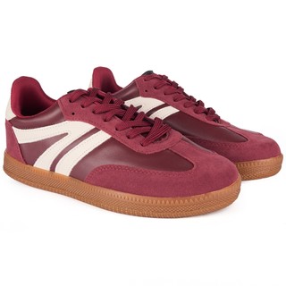 Tênis Feminino Casual Retrô Camurça Confortável Solado Caramelo Antiderrapante