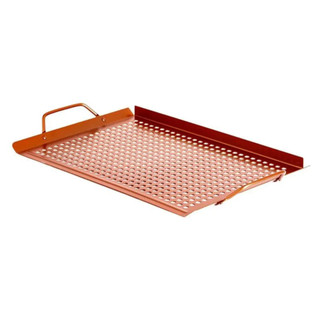 Grelha Assadeira Bandeja Churrasqueira Legumes Cobre Prana GPC81