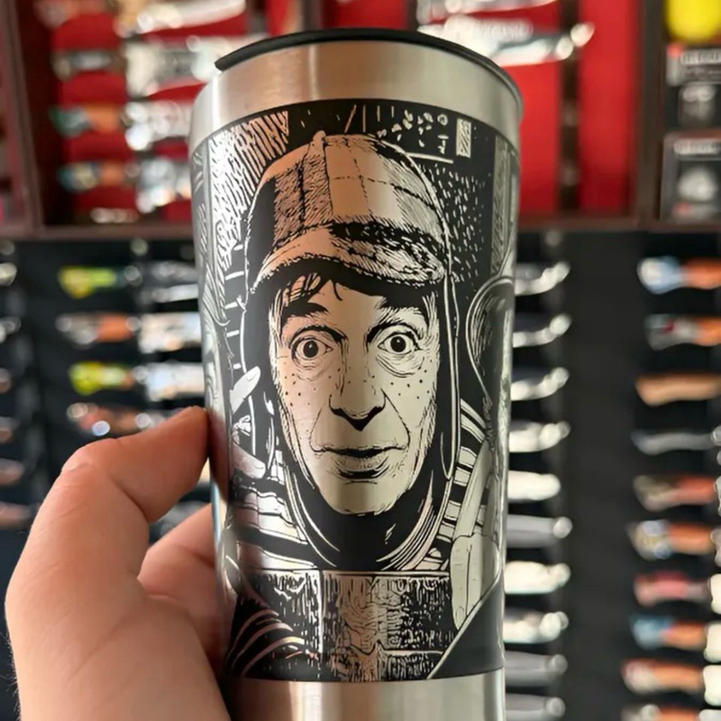 Copo Térmico Personalizado com Gravação a Laser 360° – Turma do Chaves — imagem 2 de 2