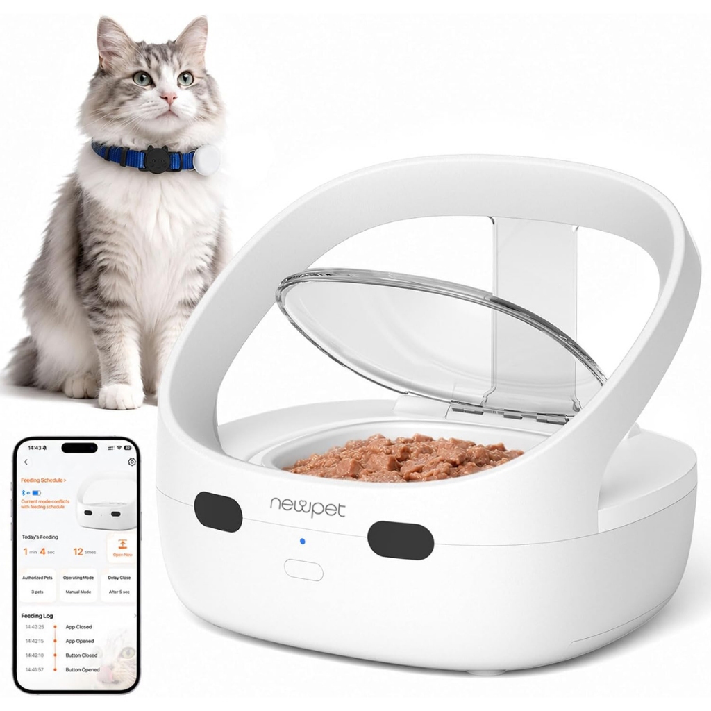 Newpet Alimentador dedicado com sensor Pet Alimentação Automatica Para Viagens Comedouro