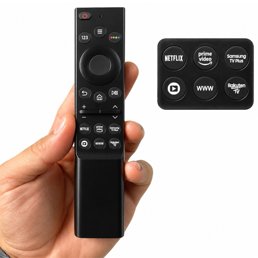 Controle Remoto Compatível Com Tv Samsung Smart 4K Com Teclas de Atalho Netflix e Prime