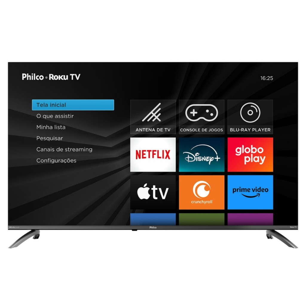 SMART TV PHILCO 50" 4K UHD ROKU TV HDR10 DOLBY AUDIO P50CRB SPACE GRAY · foto 2