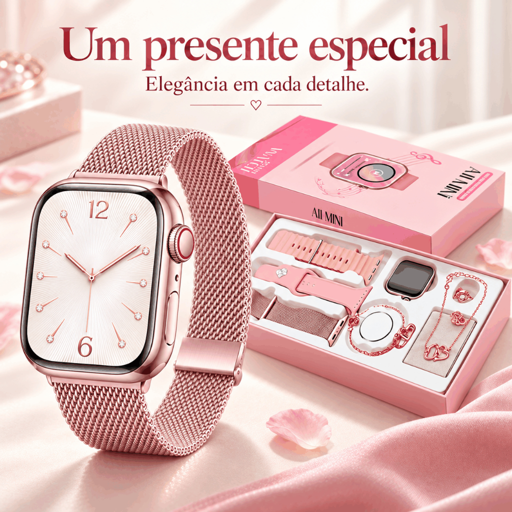 relogio smartwatch feminino A11MINI relógio digital feminino inteligente esporte Nfc Android iOS
