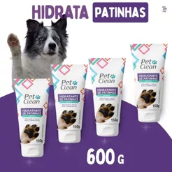 Kit 4 Hidratante de Patinhas Pet Clean Coxins para Cães - 150g