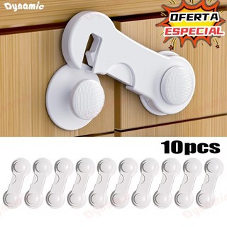 10 PCS Trava Gaveta Armário Segurança Protetor Proteção Bebe Kit