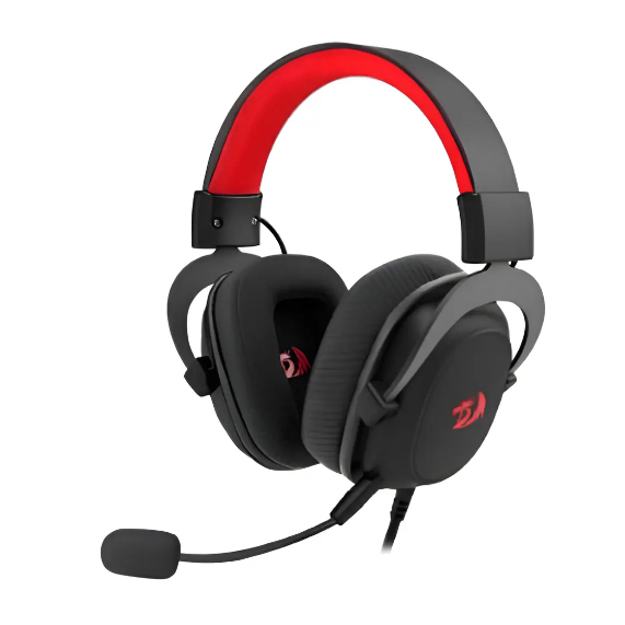Headset Gamer Redragon Zeus Lite Preto Drivers 53mm com Microfone Removível