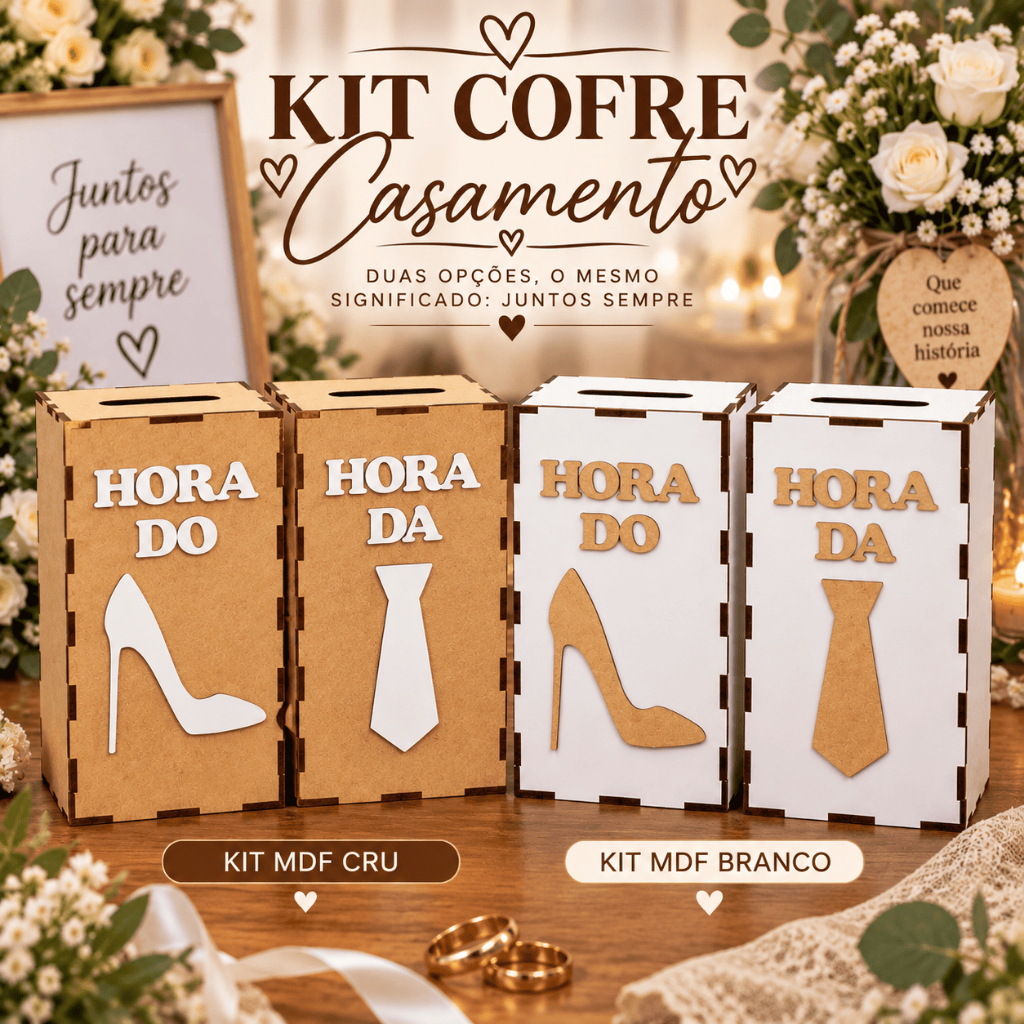 Kit Gravata E Sapatinho Cofre Casamento Para Dinheiro E Festa