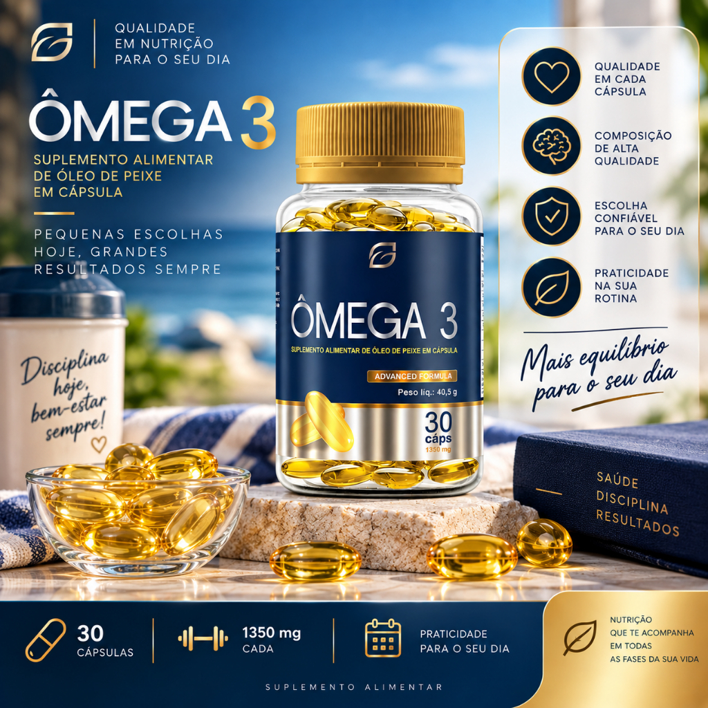 Ômega 3 Óleo De Peixe - Epa + Tdh Com 30cáps Original