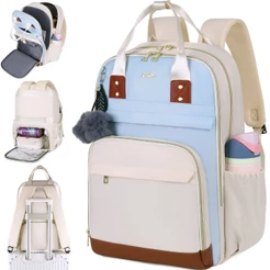 Mochila Maternidade Feminina Grande com Bolsa Térmica e Compartimentos Organizadores para Escola, Trabalho e Uso Diário