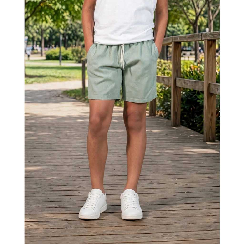 Short linho Bermuda menino 04 ao 16 Mauricinho verão