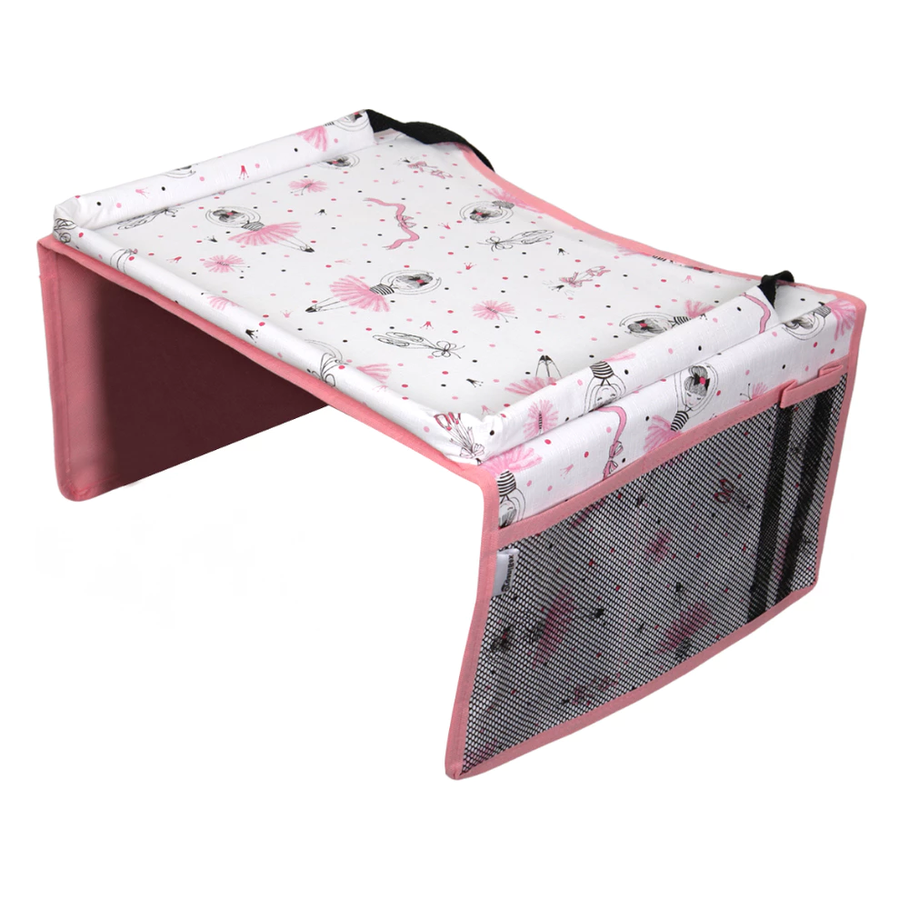 Mesinha De Atividade Portatil Casa Carro Apoio Para Cadeirinha Brincar Feminino Rosa